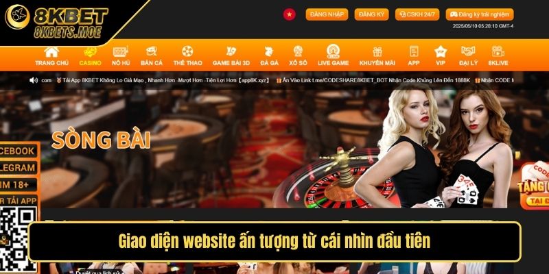 Giao diện website ấn tượng từ cái nhìn đầu tiên